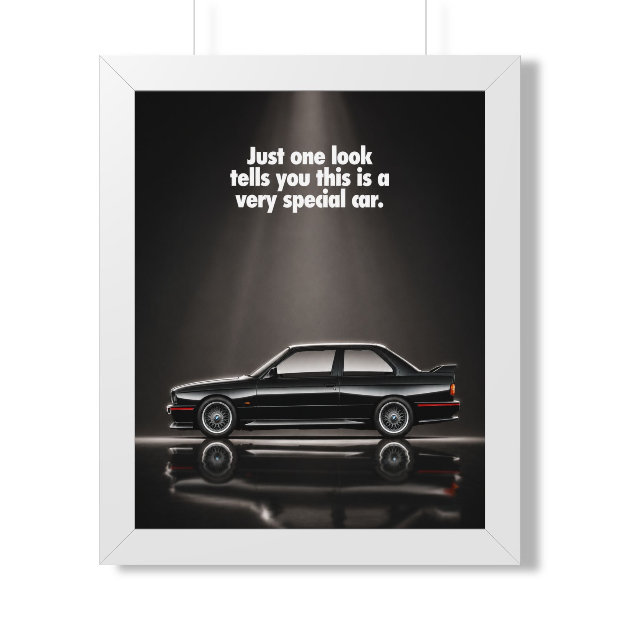 BMW E30 M3 — A Legend at First Glance | Framed Poster