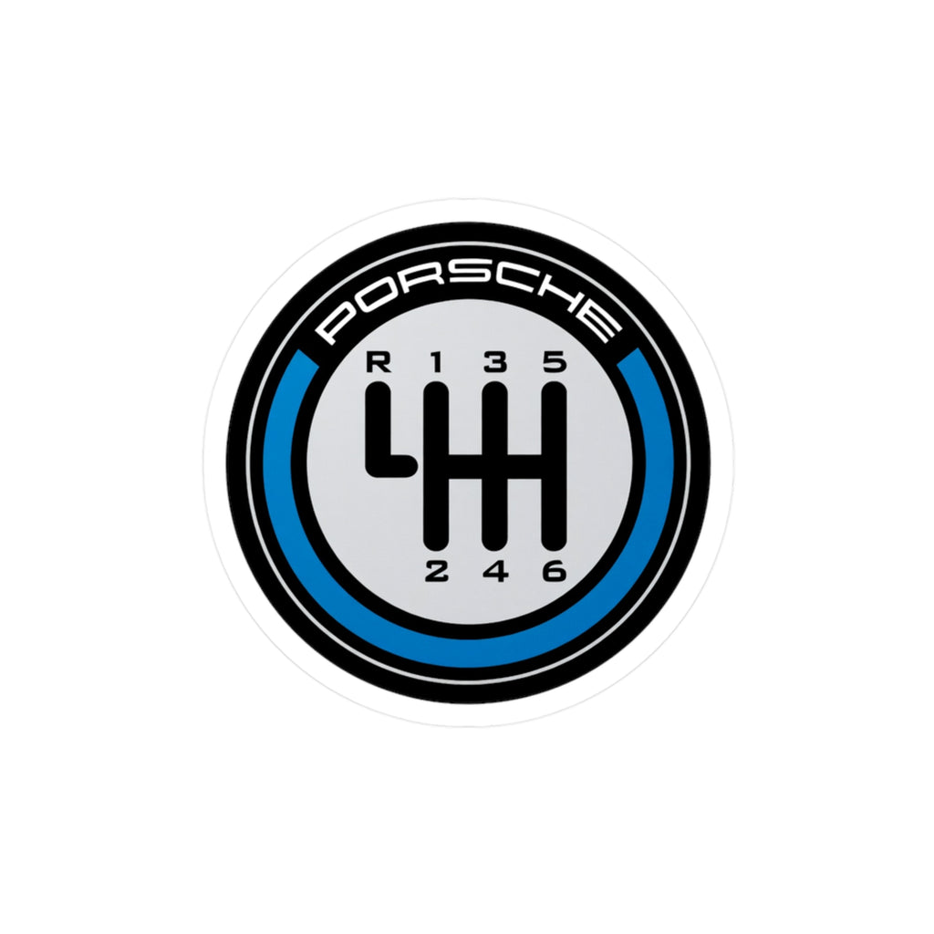 Porsche Manual Sticker - Decal for car window