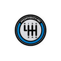 Porsche Manual Sticker - Decal for car window