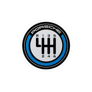 Porsche Manual Sticker - Decal for car window