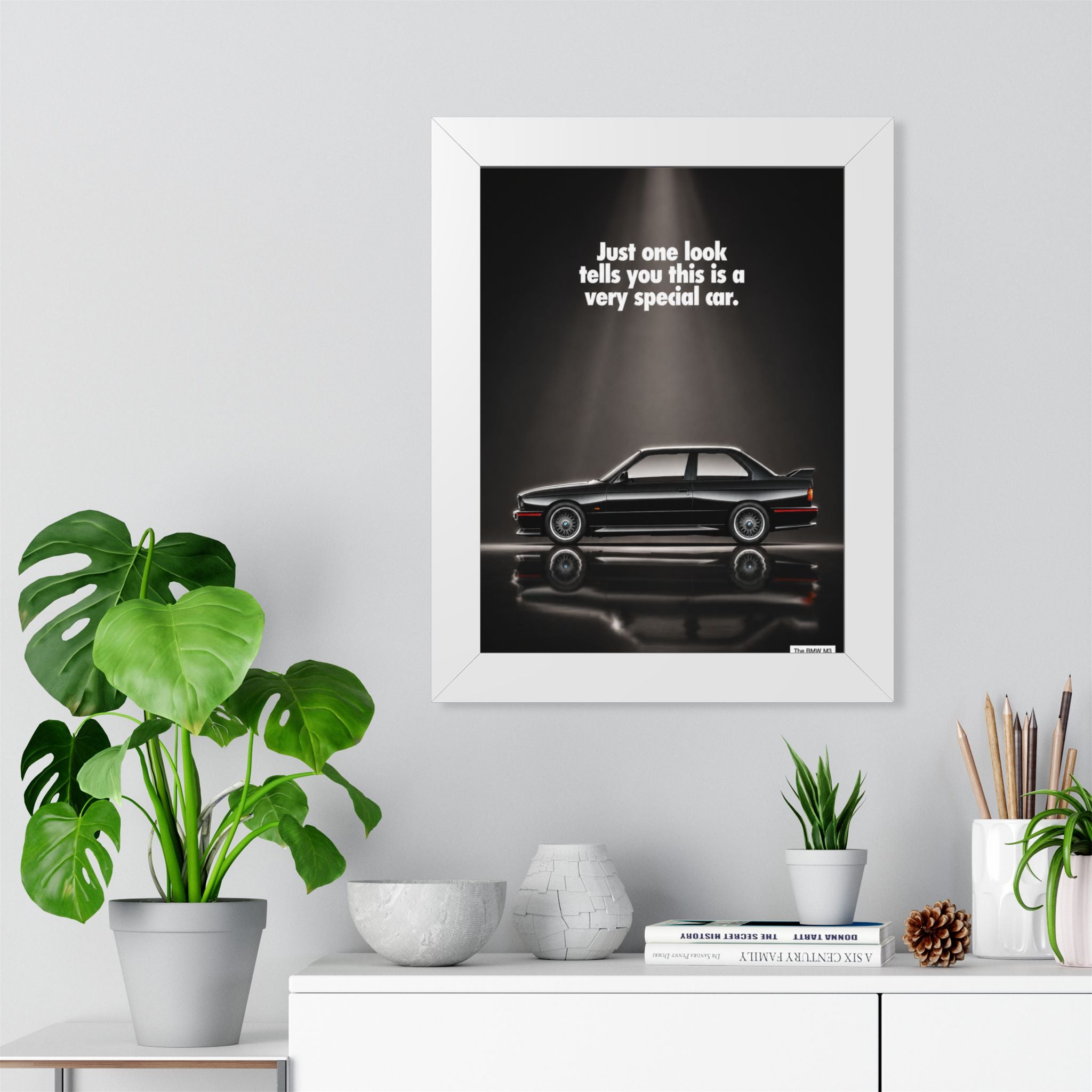BMW E30 M3 — A Legend at First Glance | Framed Poster