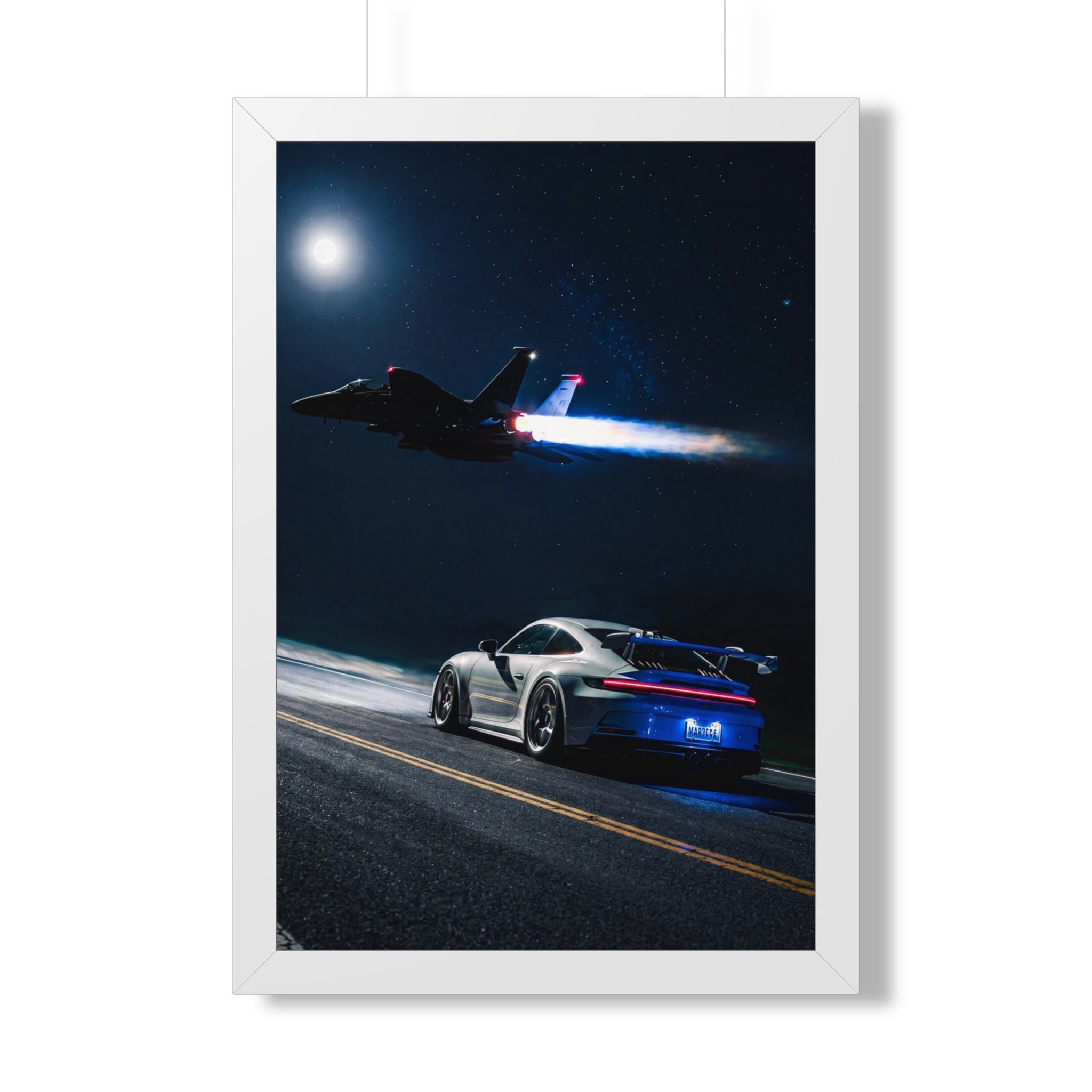 Porsche 911 GT3 — Midnight Thrust | Framed Poster