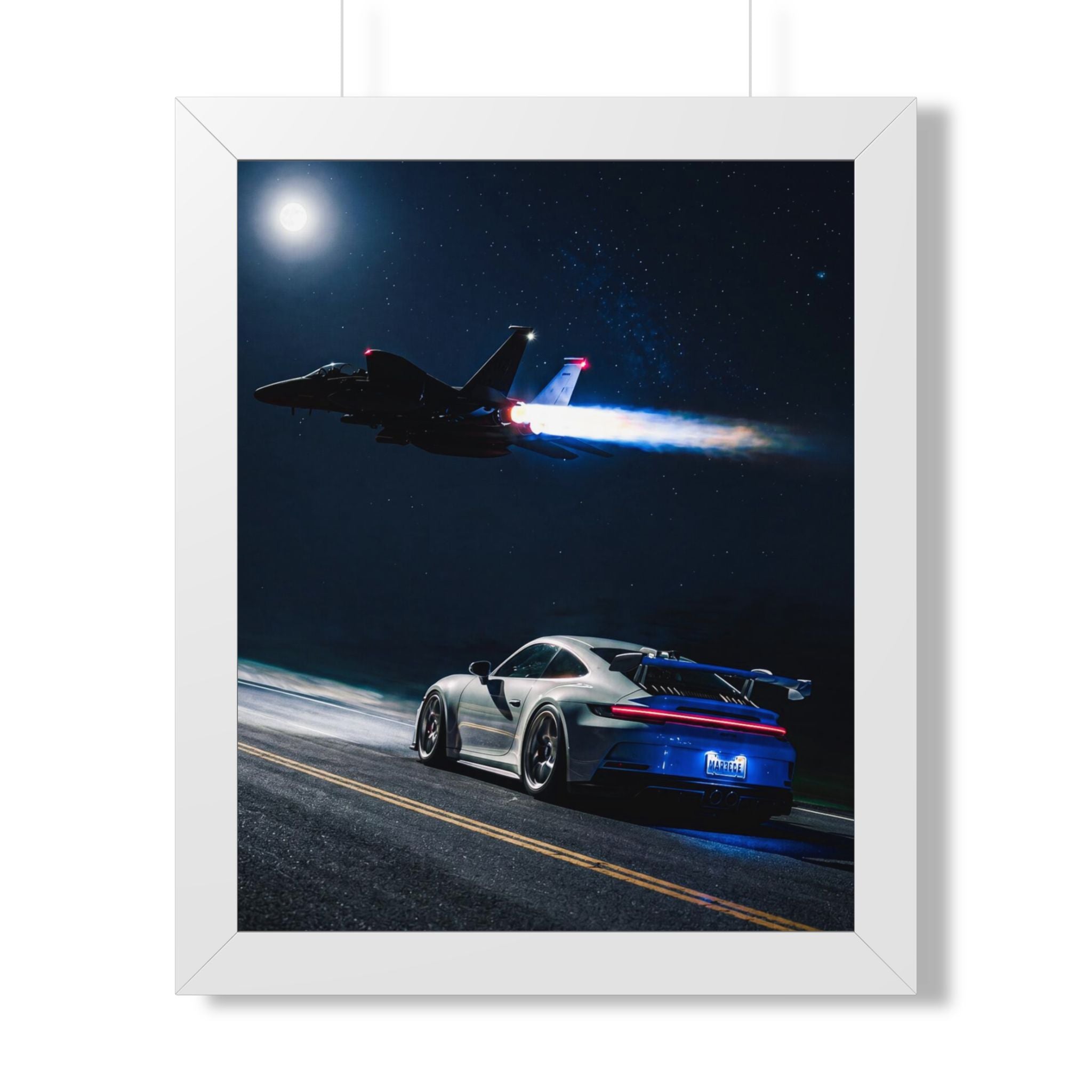 Porsche 911 GT3 — Midnight Thrust | Framed Poster
