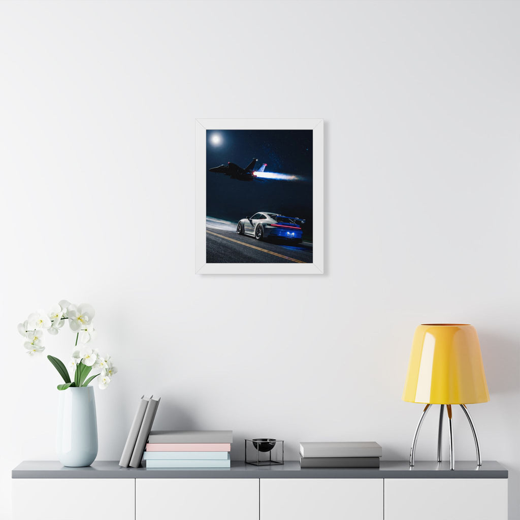 Porsche 911 GT3 — Midnight Thrust | Framed Poster