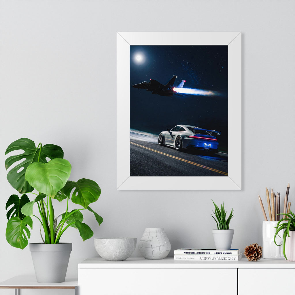 Porsche 911 GT3 — Midnight Thrust | Framed Poster