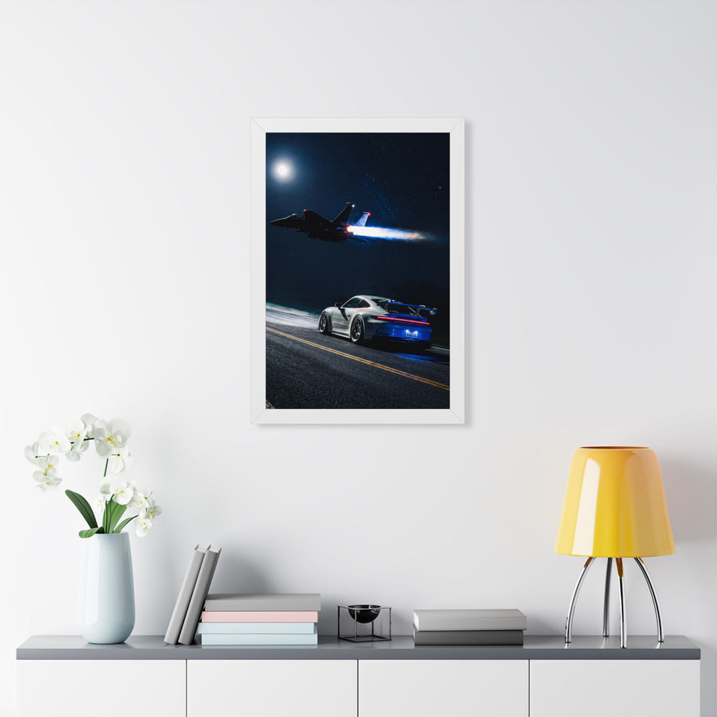 Porsche 911 GT3 — Midnight Thrust | Framed Poster