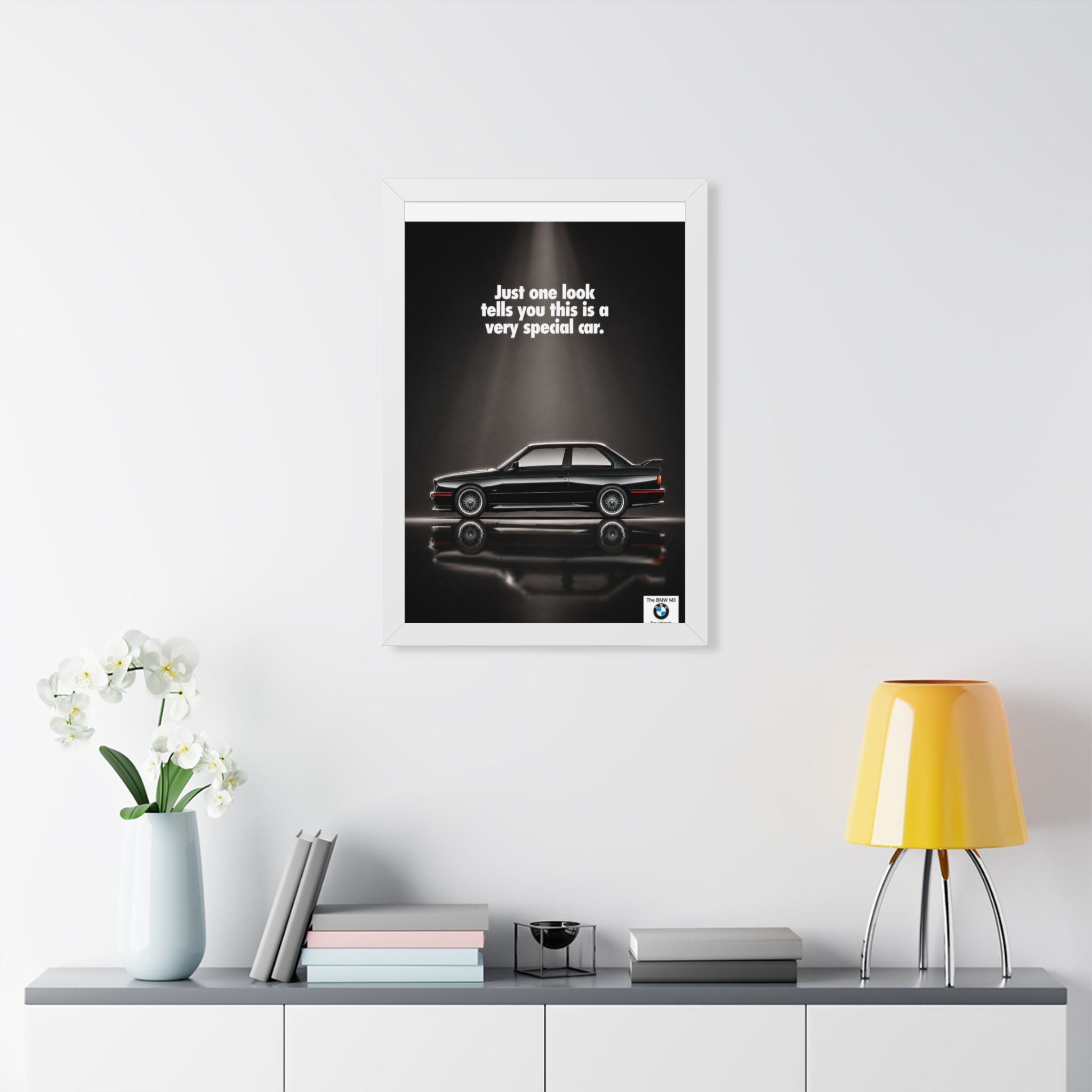 BMW E30 M3 — A Legend at First Glance | Framed Poster