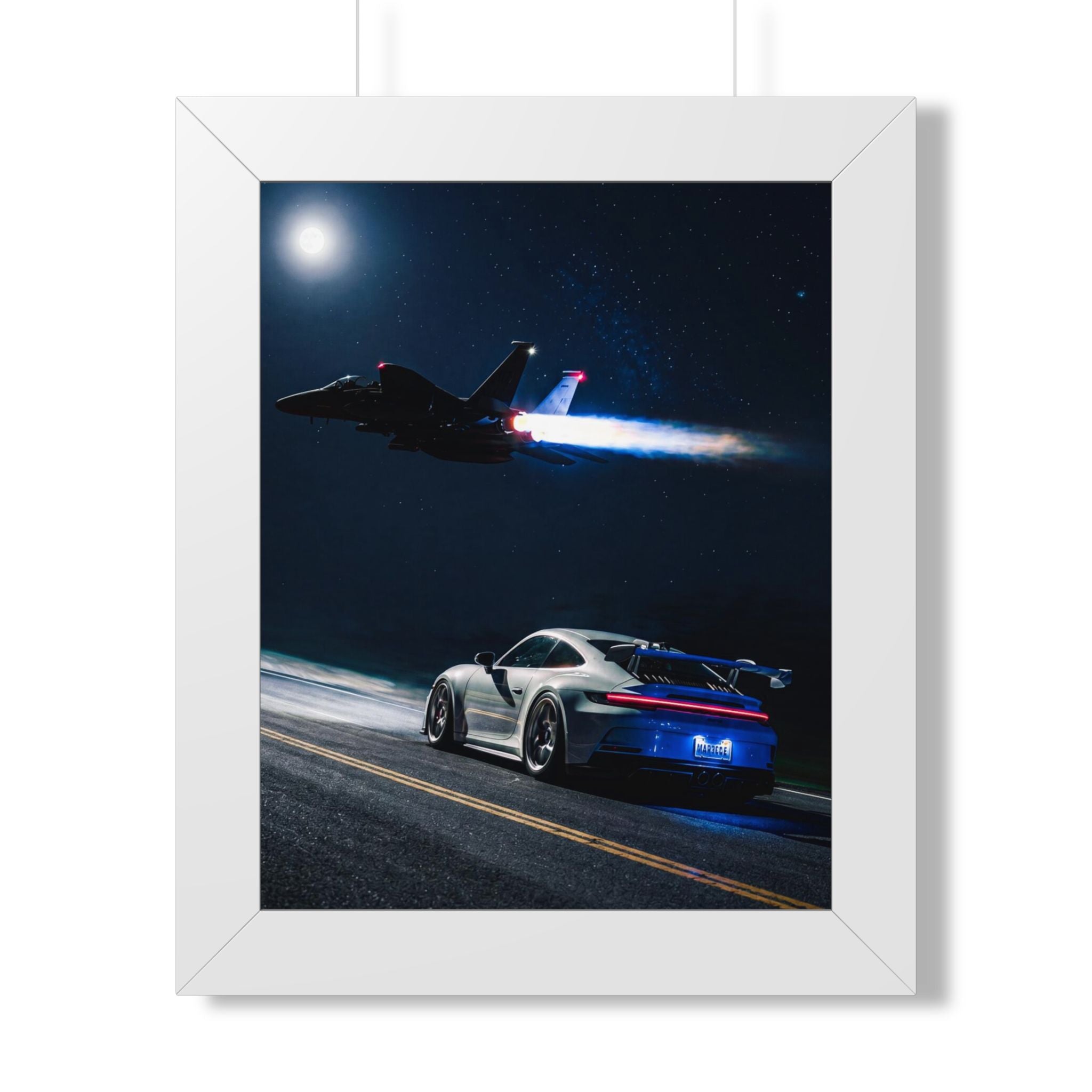 Porsche 911 GT3 — Midnight Thrust | Framed Poster