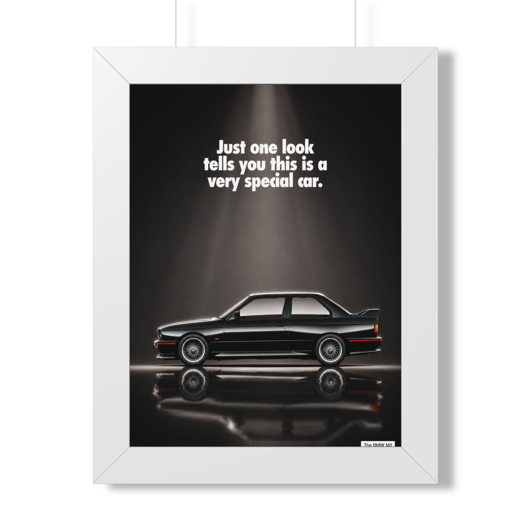 BMW E30 M3 — A Legend at First Glance | Framed Poster