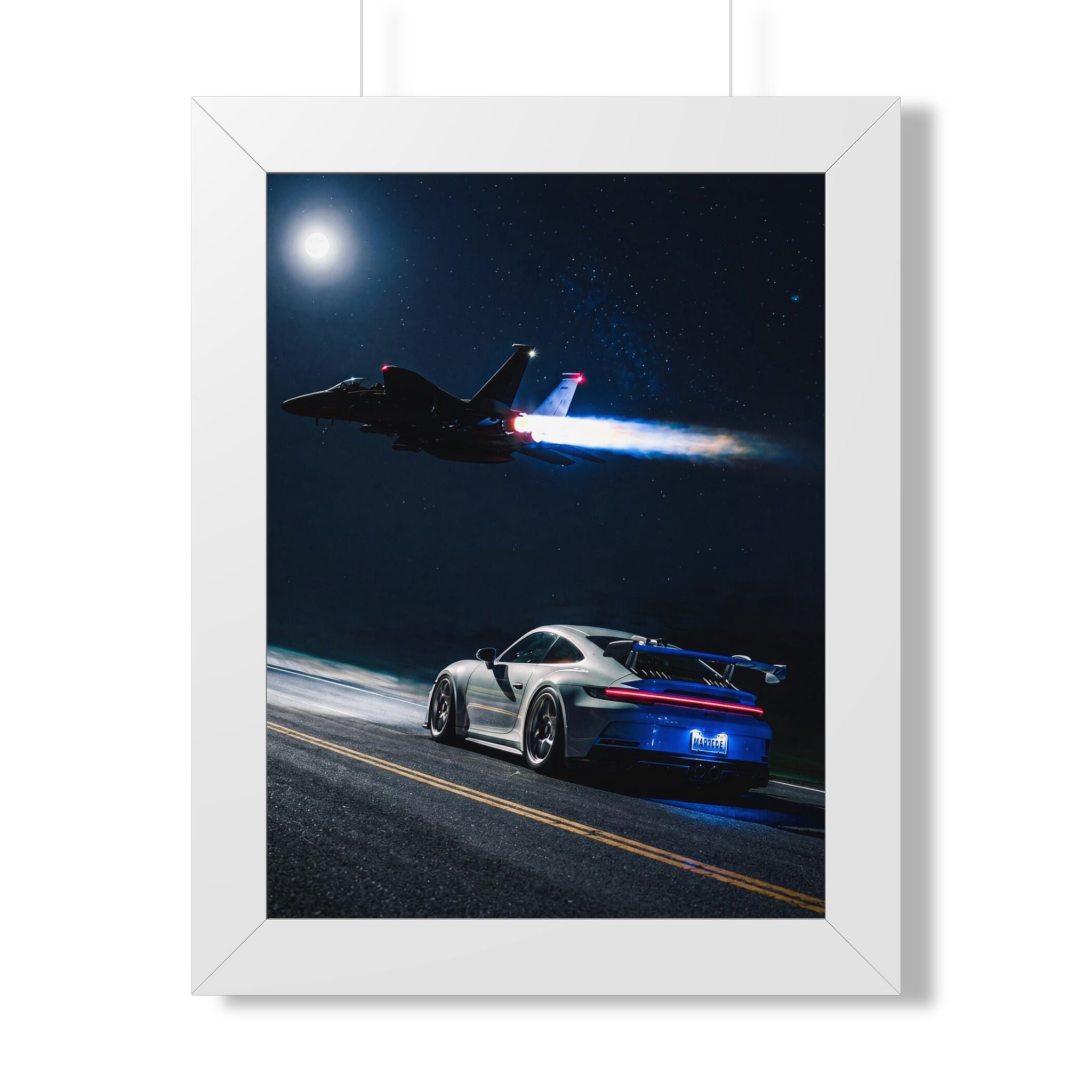 Porsche 911 GT3 — Midnight Thrust | Framed Poster