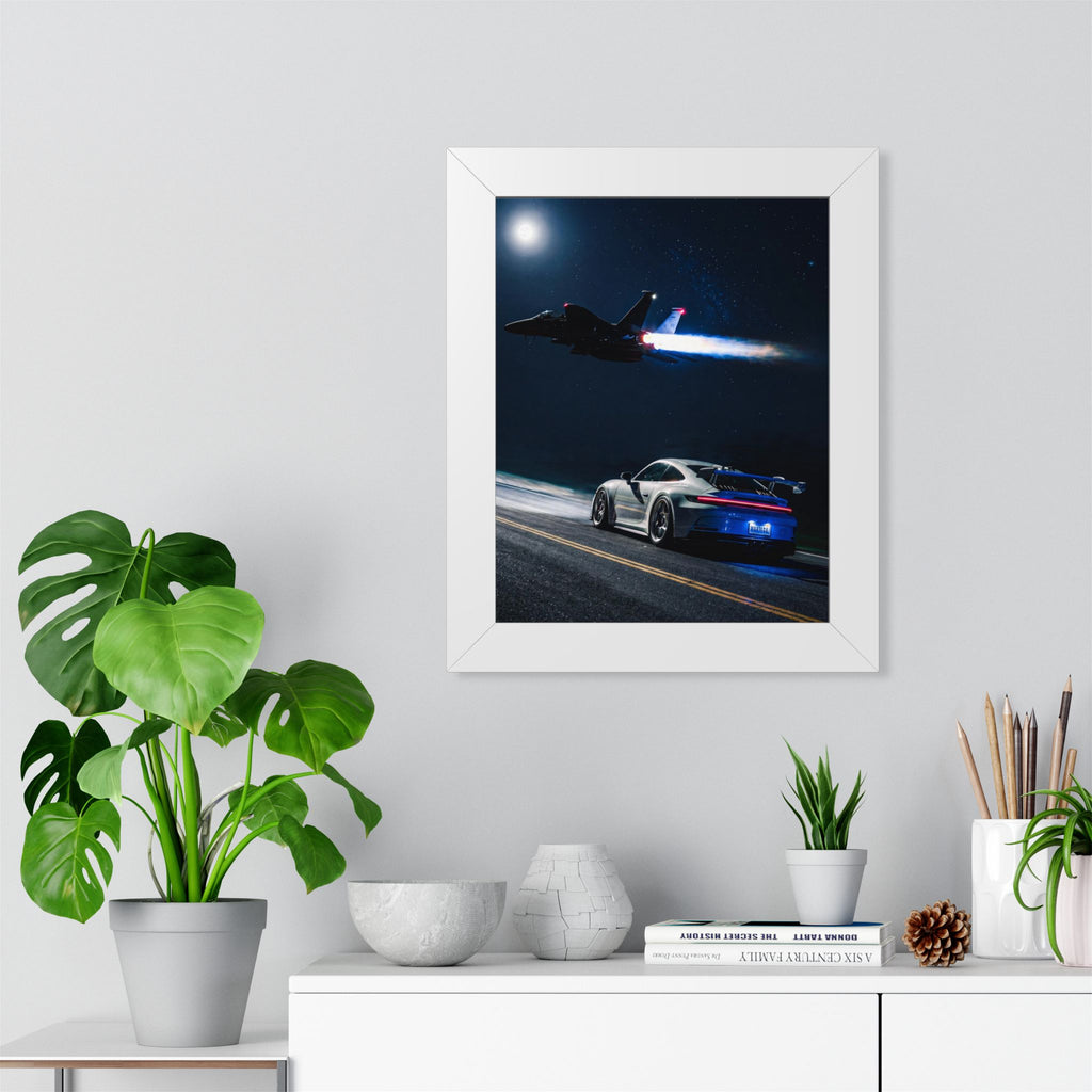 Porsche 911 GT3 — Midnight Thrust | Framed Poster