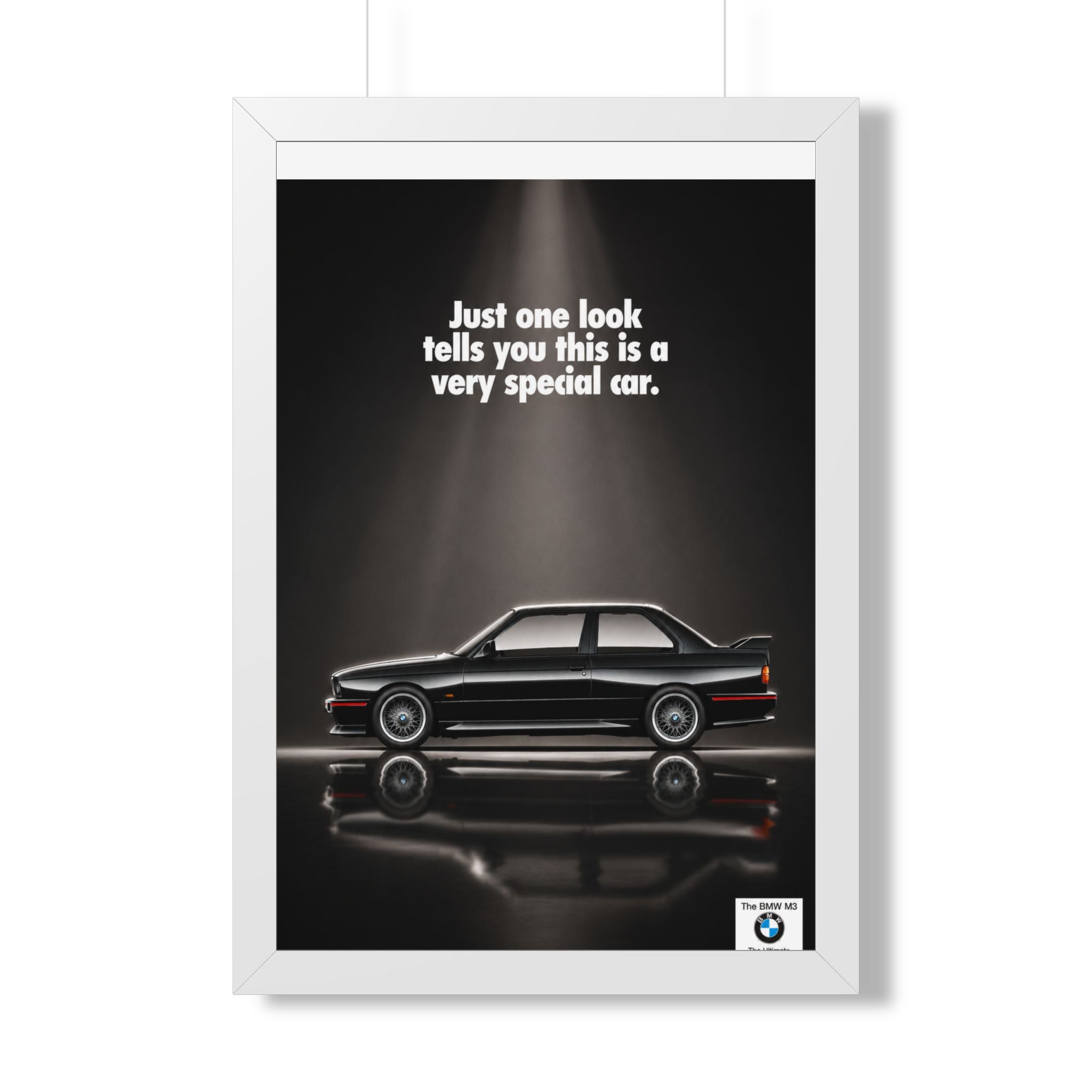 BMW E30 M3 — A Legend at First Glance | Framed Poster