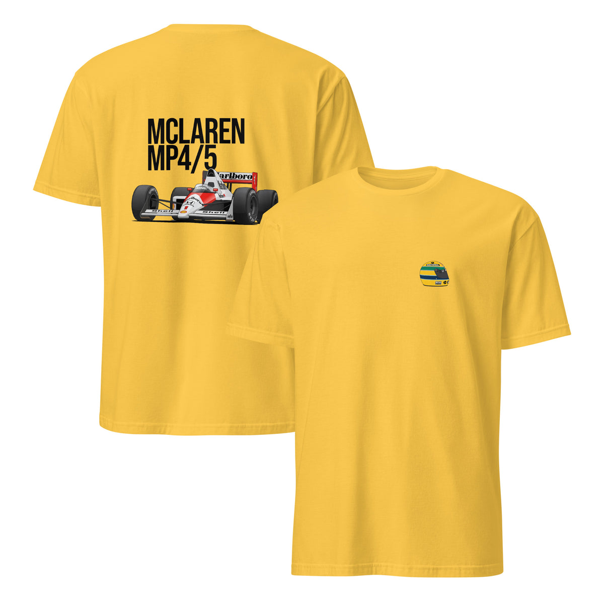 Ayrton Senna x Mclaren MP4/5 T-Shirt | Barcode Club