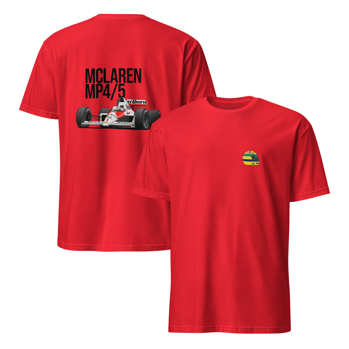 Ayrton Senna x Mclaren MP4/5 T-Shirt | Barcode Club