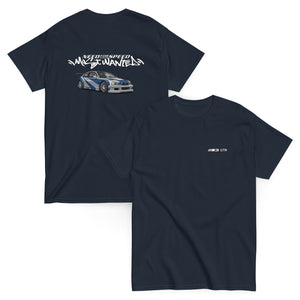 BMW E46 M3 GTR x Need For Speed Most Wanted T-Shirt